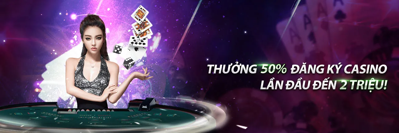 Bàn Baccarat sang trọng trong môi trường casino trực tuyến